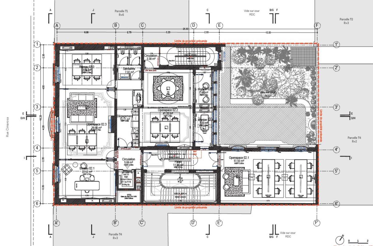 Bureau Paris 1248m² Location bureau Paris OLBUR2529118 4